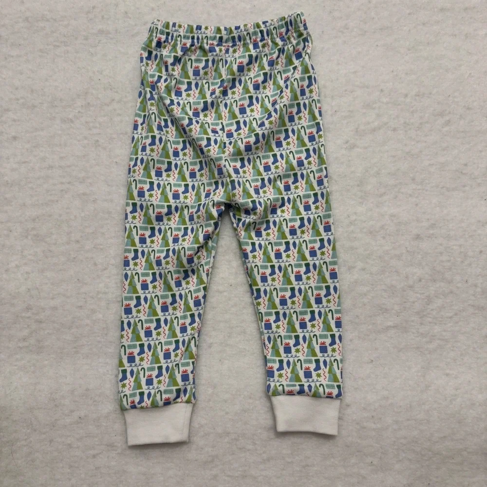 NEW Lila and Hayes Kids Christmas‎ Pajama Pants 12-18M Pima Cotton Holiday Print
